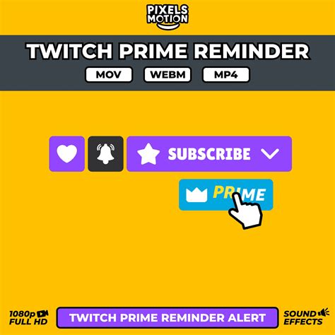 Animated Twitch Subscribe Button Overlay With Integrated Special