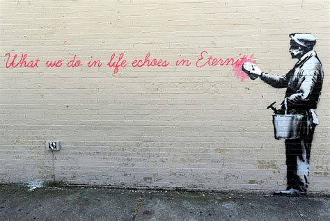 El Arte Callejero Y El Mensaje De Sigue Tus Sueños Cancelado Por Banksy