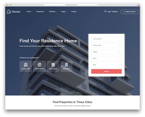 Best Bootstrap Real Estate Website Templates Colorlib
