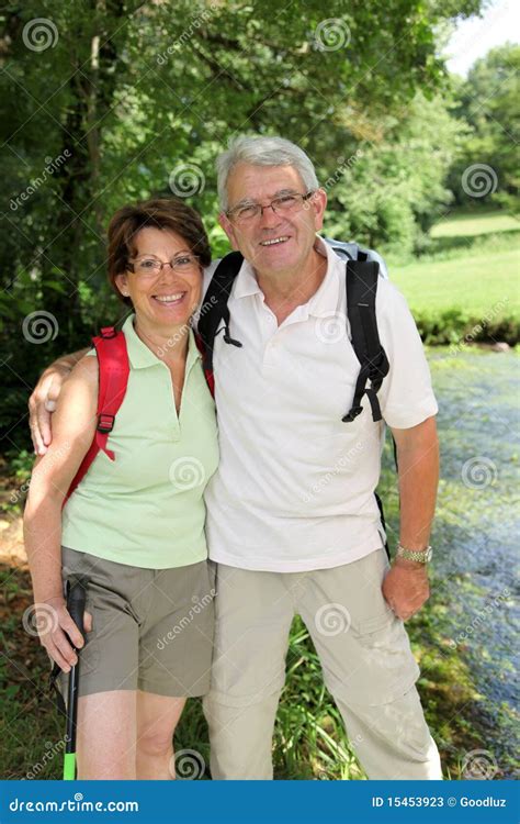 Senior Couple On A Rambling Day Stock Image Image Of Outdoors Nature