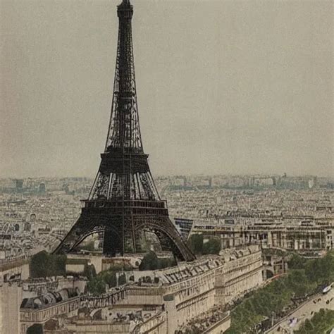 The Eiffel Tower In Paris Collapsing Highly Detail Stable Diffusion