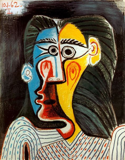 Face Of Woman Pablo Picasso 1962 Picasso Art Picasso Portraits