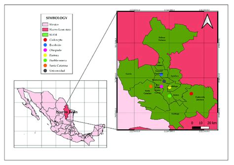 Mapa Monterrey Y Area Metropolitana