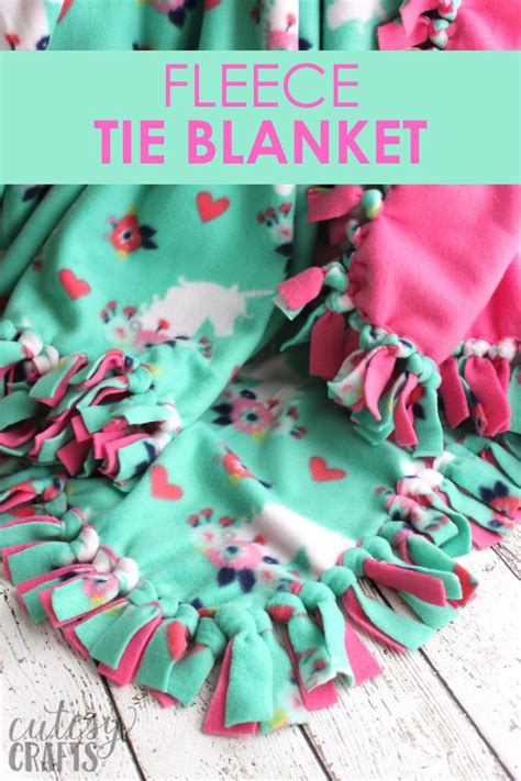 How To Make A Tie Blanket From Fleece Cutesy Crafts Tie Blankets Diy Knot Blankets Diy