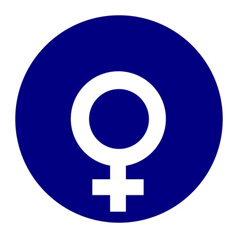 Female Gender Symbol In A Circle Icons Png Free Png And Icons Downloads