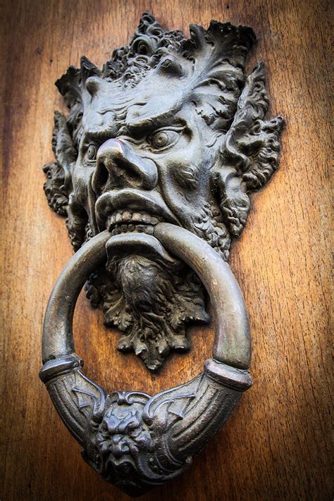 Devil Head Door Knocker Photograph By Paolo Modena