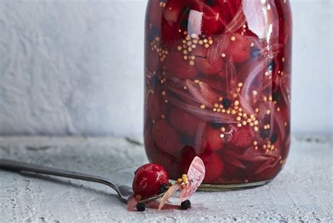 Can You Pickle It Yes You Can Pucker Up For These Pickled Sour Cherries Theyre Bright And