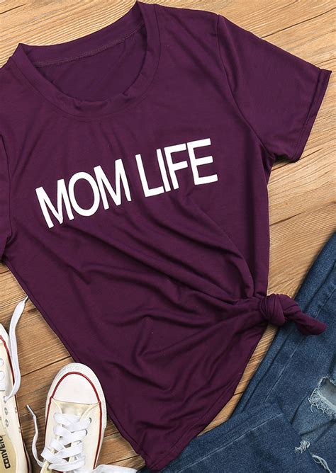 Mom Life T Shirt Fairyseason