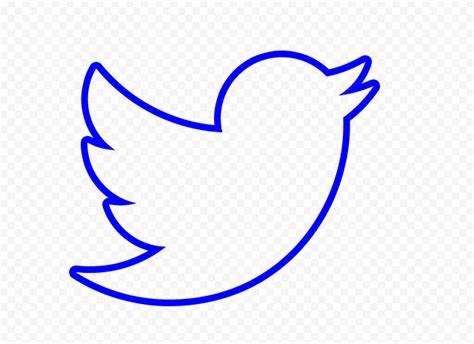 Hd White Outline Twitter Bird Logo Icon Png Citypng