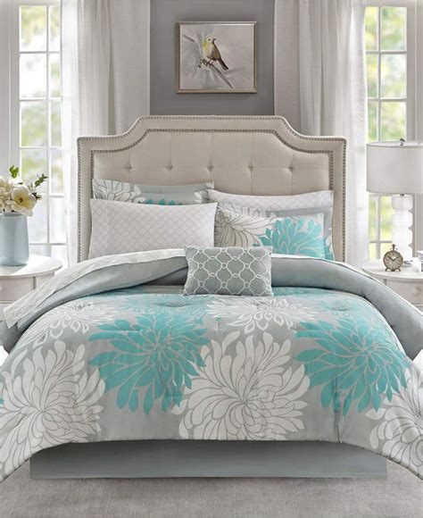 Madison Park Essentials Maible Reversible 7 Pc Twin Comforter And