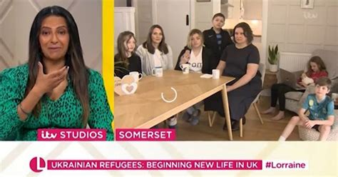 Ranvir Singh Fights Back Tears On ITV Lorraine As She Hears Ukrainian Family S Story Of Fleeing