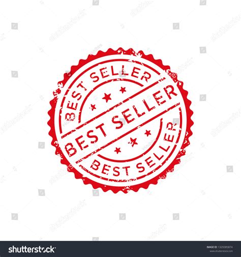 Best Seller Stamp Vector Stock Vector Royalty Free 1329385874