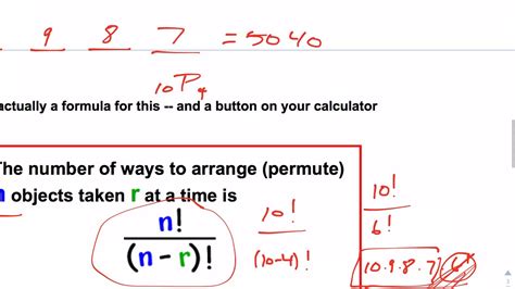 Permutation Formula