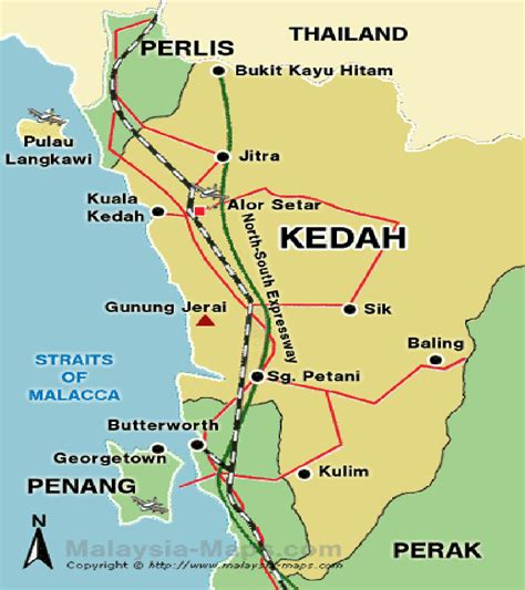 Map Of Kulim Kedah Malaysia Maps Of The World
