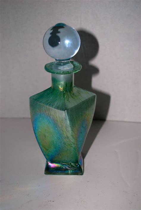 Murano Art Glass Perfume Bottle With Glass Stopper Parfumflesjes