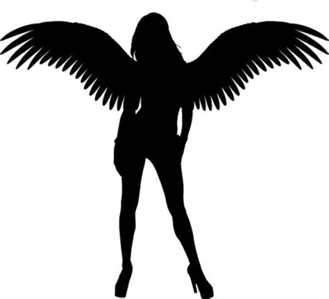 Guardian Angel Silhouette Angel Woman Clip Art Png Clip Art