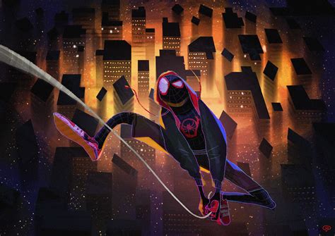 X Spiderman Into The Spider Verse Spiderman Hd K Superheroes Artwork Artist
