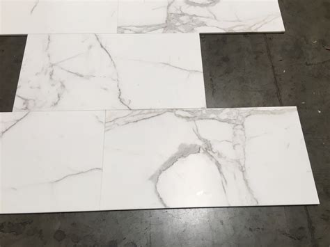 Calacatta Gold Polished Marble Floor And Wall 12 In X 24 In Tile