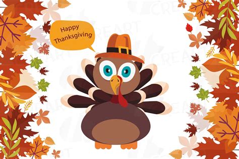 Colorful Thanksgiving Turkey Clip Art Happy Thanksgiving 137351