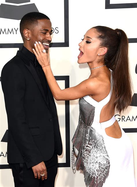 Ariana Grande And Big Sean At The Grammys 2015 Pictures Popsugar Celebrity