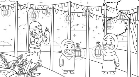Detail Gambar Mewarnai Tema Ramadhan Koleksi Nomer 43