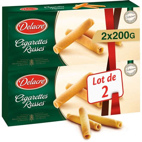 Delacre Cigarettes Russes Lot De 2 2x200g Pas Cher Auchanfr