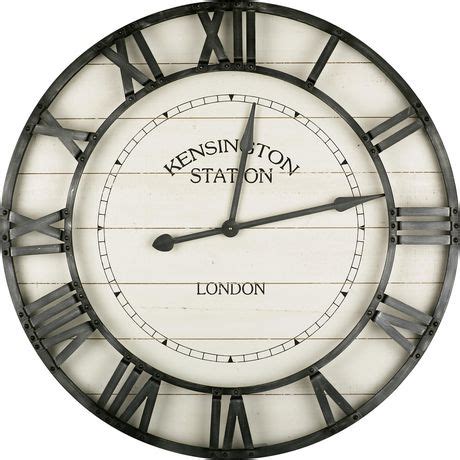 Shop for roman numeral wall clock at bed bath & beyond. Large Decorative Wall Clock, 36 Inch Round Oversized Roman ...