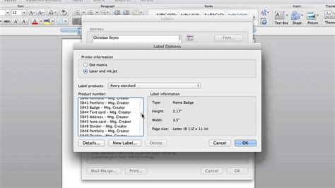 In the address box, type the text that you want.if you want to create a label for an a. How to Make Name Tags in Microsoft Word : Microsoft Office ...