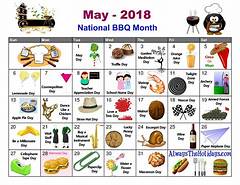 Calendar Of National Months