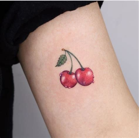 50 Best Fruit Tattoo Designs Fruit Tattoo Cherry Festival Tattoos And
