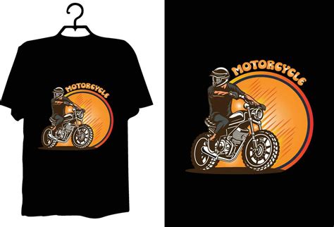 Motorcycle T Shirt Design 27012365 Vector Art At Vecteezy