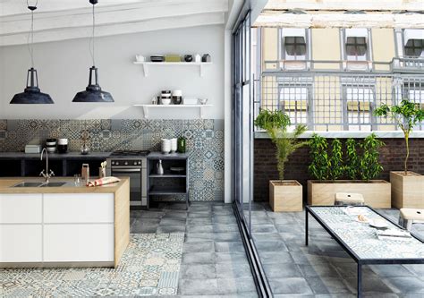 Patterned Tiles For A Mediterranean Style Kitchen Decomag