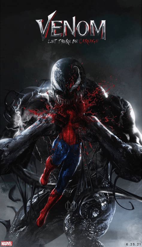 Venom Devours Spider Man On This Gruesome Fan Made Poster For Venom