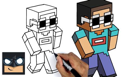 How To Draw Georgenotfound Dream Smp Minecraft Skin Tutorial Youtube