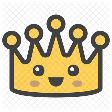 Crown Emoji Emoji Icon Download In Flat Style