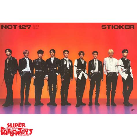 Nct 127 Sticker Official Poster Version Sticker Superdragontoys