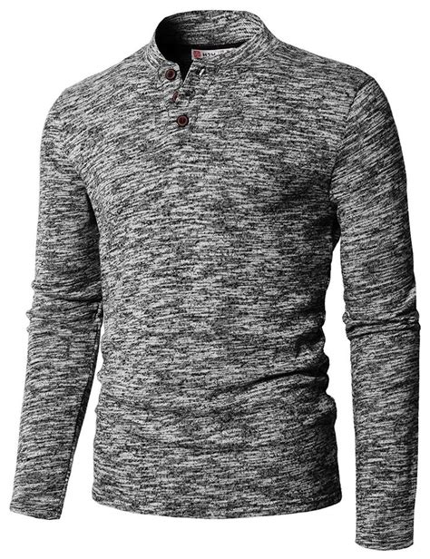 Mens Casual Long Sleeve Tops V Neck With Buttons T Shirt Cmttl095