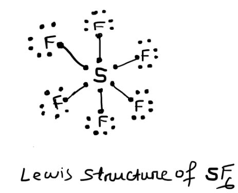 Solved Draw Lewis Dot Electron Structure For Sf And Determine The
