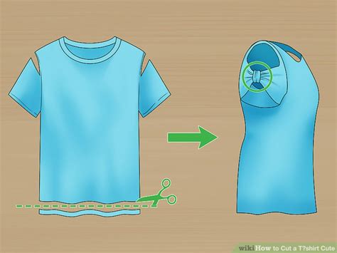 3 Ways To Cut A T‐shirt Cute Wikihow