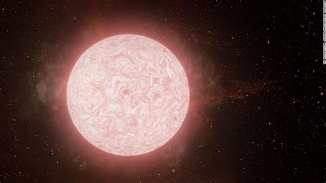 Red Supergiant Stars Death Throes Witnessed By Scientists For The