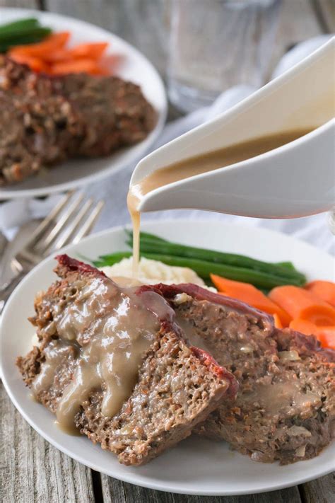 Best Paleo Meatloaf With Gravy Whole30 Compliant Too