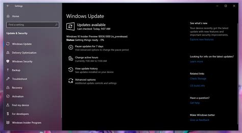 Microsoft Announces Windows 10 20h1 Build 18936
