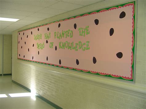Watermelon Themed Bulletin Board Planted The Seeds Of Knowledge