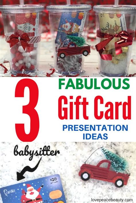 Creative ways gift card presentation ideas. Christmas Gift Card Presentation Ideas | Christmas gift ...