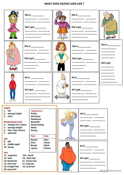 Describing People Use Of Adjective English Esl Worksheets Pdf And Doc