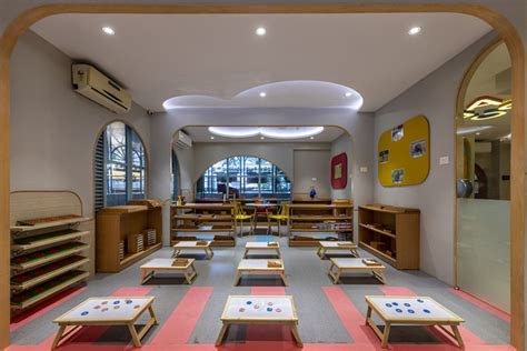 Art Colours And Geometry Come Together In This Kindergarten School