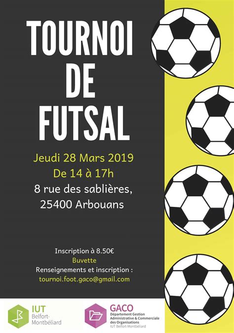 Tournoi De Futsal Lactu De Luniversité De Franche Comté