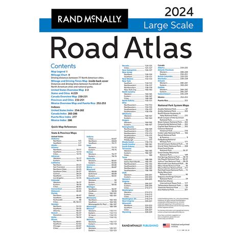 Rand Mcnally 2024 Large Scale Road Atlas