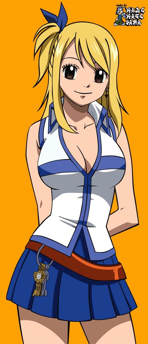 Lucy Heartfilia Fairy Tail Absurdres Highres 1girl Arms Behind Back Bare Shoulders Belt
