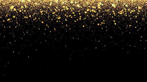 festive vector background with gold glitter and confetti for christmas celebration black